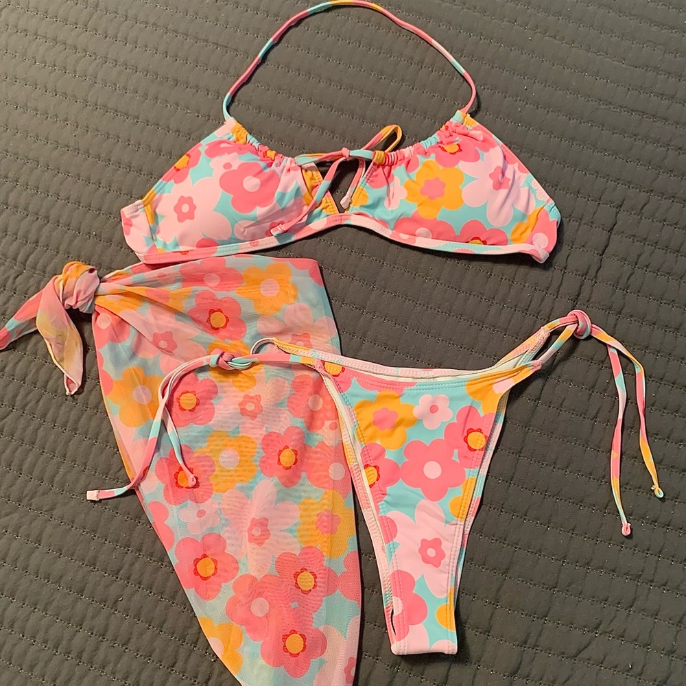 Shein 3 piece bathing suit